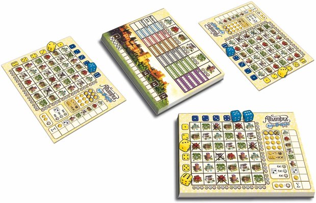 Alhambra – Roll & Write – Dobbelspel (Queen Games)