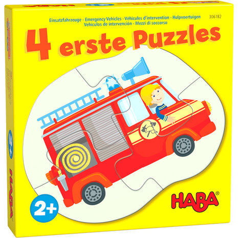 4 Eerste Puzzels: Hulpvoertuigen (2+)