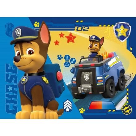Paw Patrol: Puppies op Pad - 4 in a Box Puzzel (12+16+20+24)