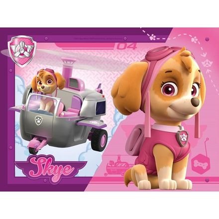 Paw Patrol: Puppies op Pad - 4 in a Box Puzzel (12+16+20+24)
