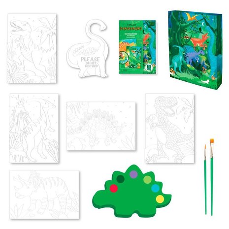 Box Candiy: Totally Dinosaurs (Watercolor Art Set)