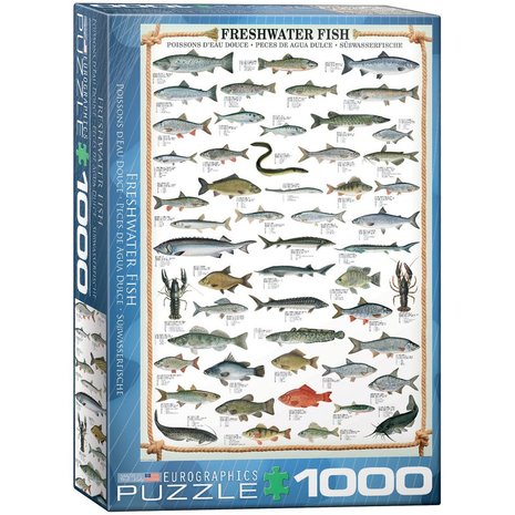 Freshwater Fish - Puzzel (1000)