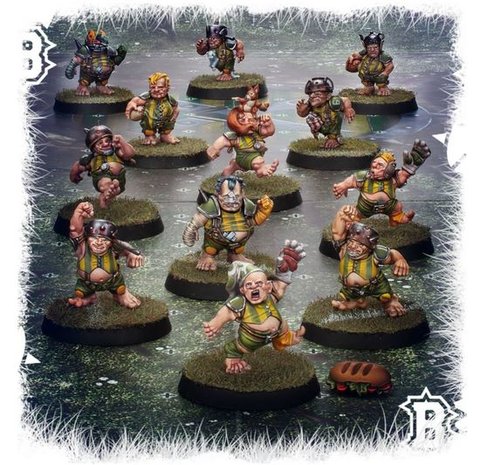 Blood Bowl: The Greenfield Grasshuggers (Halfling Blood Bowl Team)