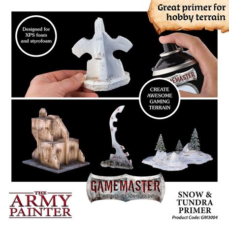 Gamemaster Terrain Primer: Snow & Tundra (The Army Painter)