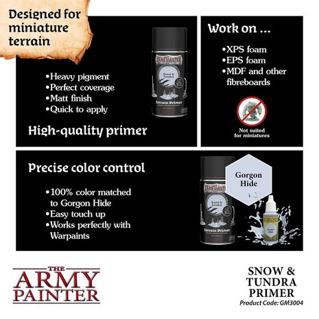 Gamemaster Terrain Primer: Snow & Tundra (The Army Painter)