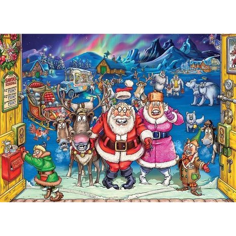 Wasgij Christmas Puzzel (#17): Elfinspectie (1000)