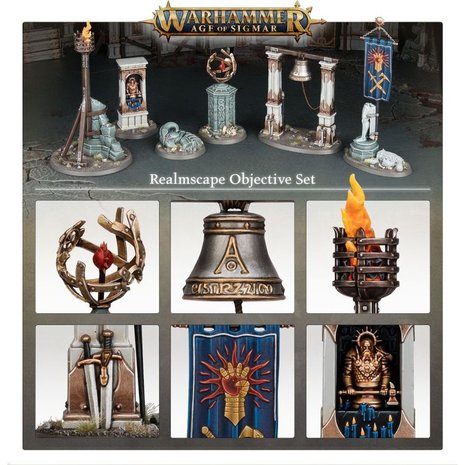 Warhammer: Age of Sigmar - Realmscape Objective Set