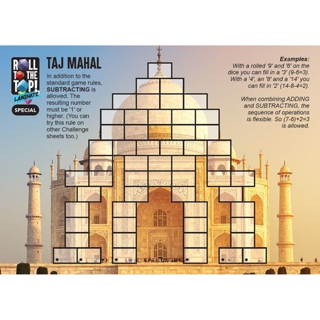 Roll to the Top!: Taj Mahal and Sydney Opera House [Laminate]