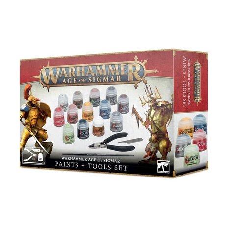 Warhammer: Age of Sigmar - Paints & Tools Set