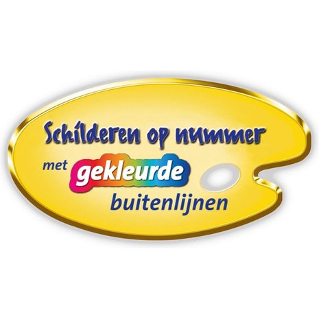 Schilderen op nummer: Schattige Eenhoorn