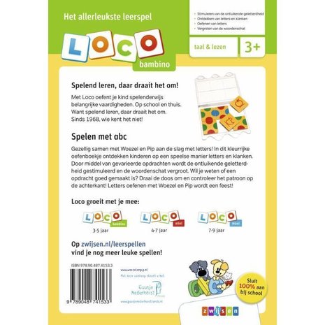 Loco Bambino Boekje - Woezel en Pip: Spelen met abc