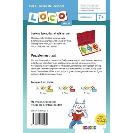 Loco Maxi Boekje - Dolfje Weerwolfje: Puzzelen met taal