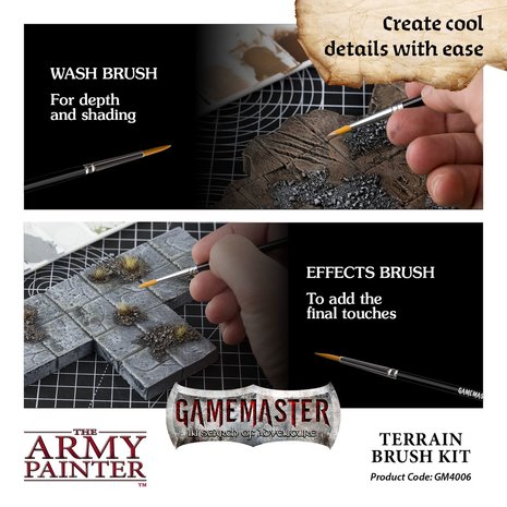 Gamemaster: Terrain Brush Kit (The Army Painter)