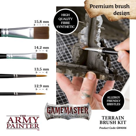 Gamemaster: Terrain Brush Kit (The Army Painter)