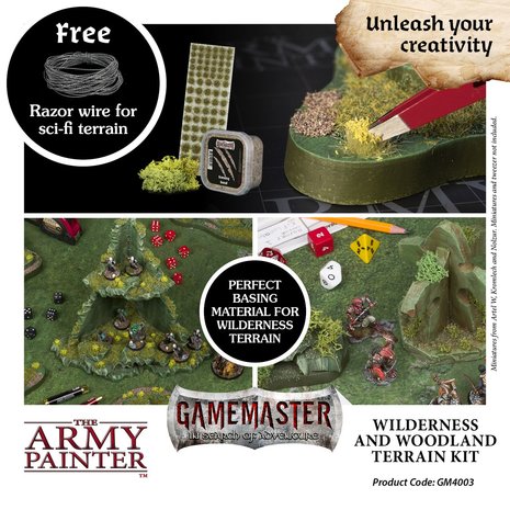 Gamemaster: Wilderness & Woodlands Terrain Kit (The Army Painter)
