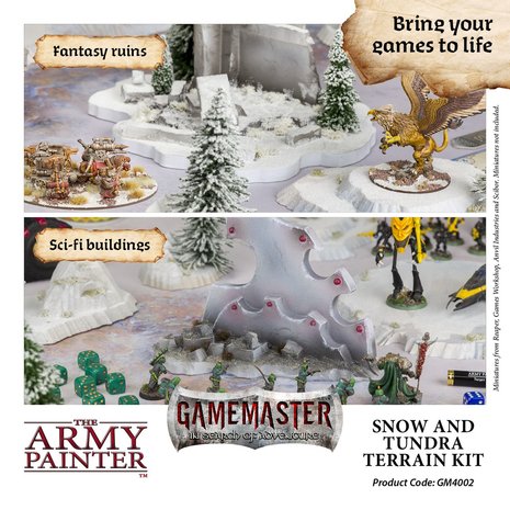 Gamemaster: Snow & Tundra Terrain Kit (The Army Painter)