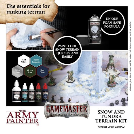 Gamemaster: Snow & Tundra Terrain Kit (The Army Painter)