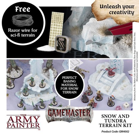 Gamemaster: Snow & Tundra Terrain Kit (The Army Painter)