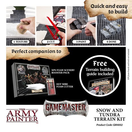 Gamemaster: Snow & Tundra Terrain Kit (The Army Painter)