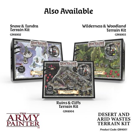 Gamemaster: Desert & Arid Wastes Terrain Kit (The Army Painter)