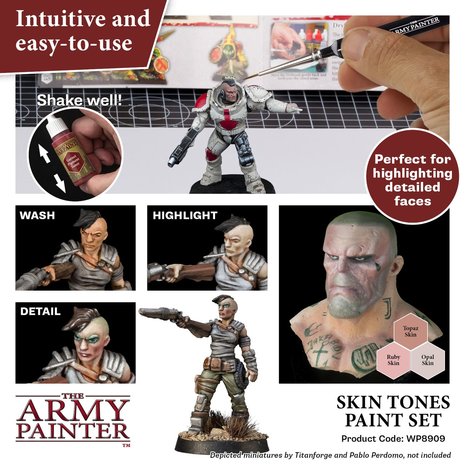 Skin Tones Paint Set (The Army Painter)