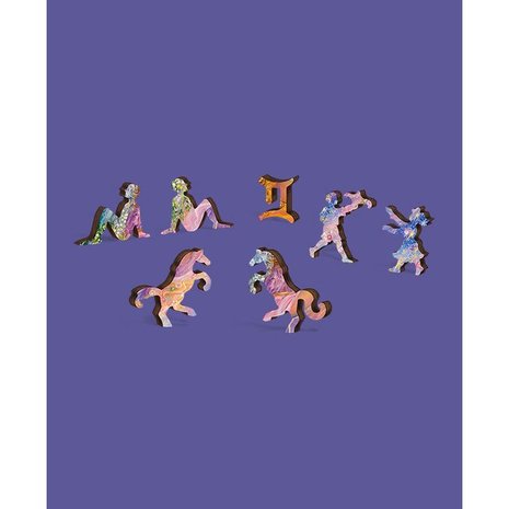 Zodiac: Tweelingen - Houten Puzzel (100)