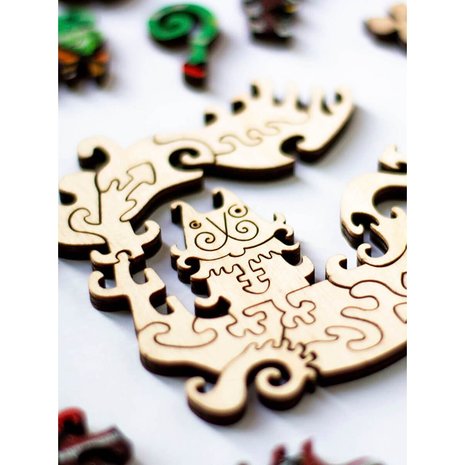 Nautische Kat - Houten Puzzel (135)