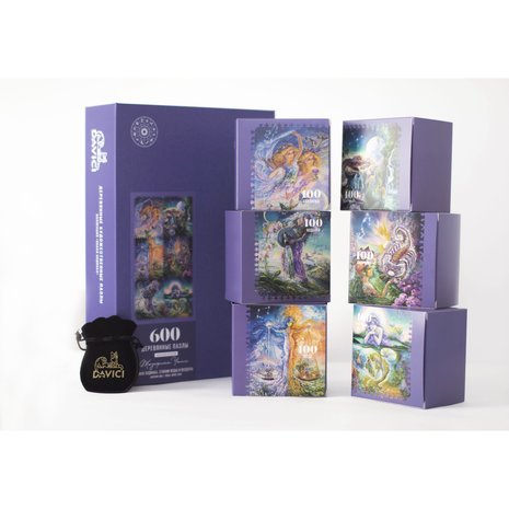 Zodiac: Elementen van Water en Lucht - Houten Puzzel (6x100)