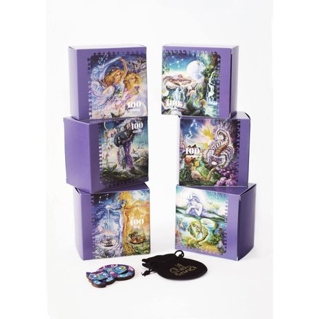 Zodiac: Elementen van Water en Lucht - Houten Puzzel (6x100)