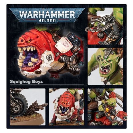 Warhammer 40,000 - Orks: Squighog Boyz