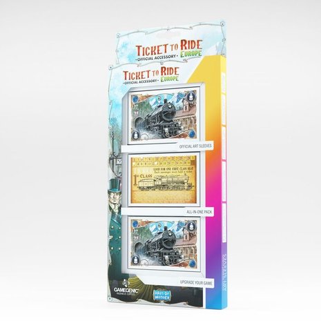 Ticket to Ride Europa: Art Sleeves