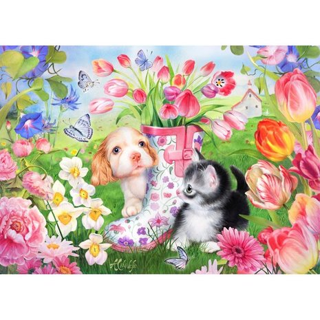 Tulip Pets - Puzzel (500XL)