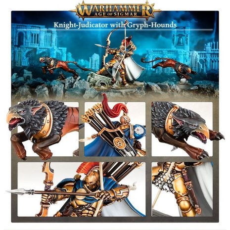 Warhammer: Age of Sigmar - Stormcast Eternals: Knight-Judicator with Gryph-Hounds