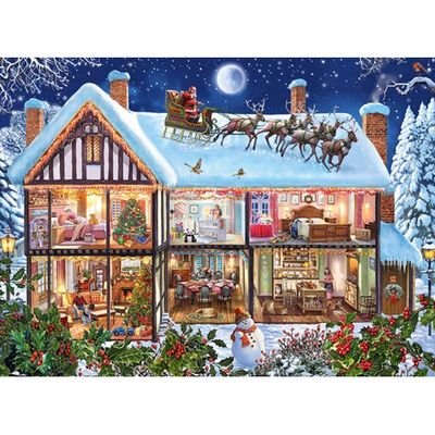 Kerstfeest thuis - Puzzel (100XXL)