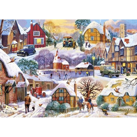 Christmas Cottages - Puzzel (1000)