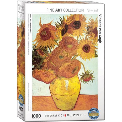 Twelve Sunflowers, Van Gogh - Puzzel (1000)