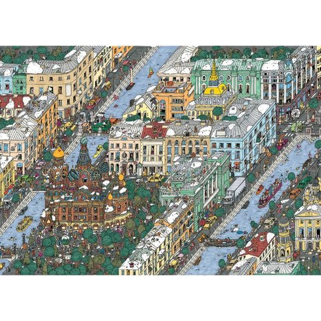 Olifanten op Reis #3: Sint-Petersburg - Puzzel (1000)