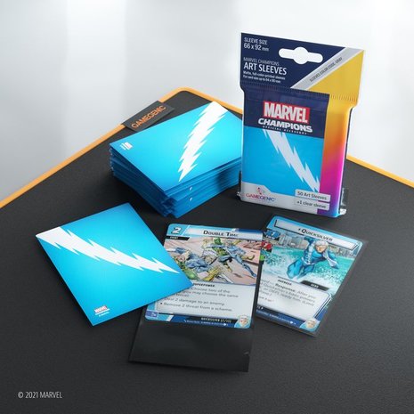 Gamegenic Marvel Champions Art Sleeves: Quicksilver (66x91mm) - 50+1