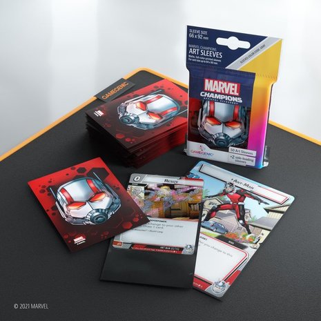 Gamegenic Marvel Champions Art Sleeves: Ant-Man (66x91mm) - 50+1