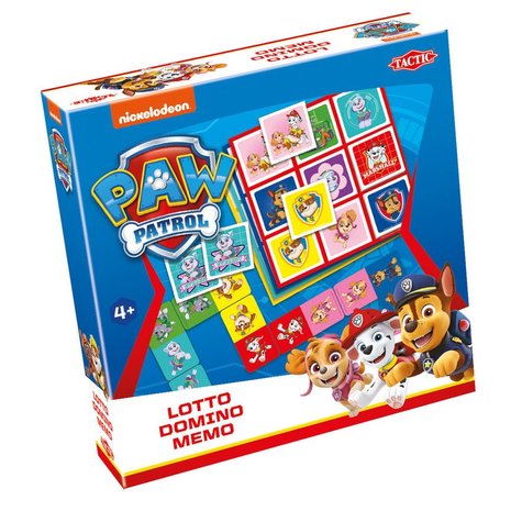 Paw Patrol: Lotto Domino Memo