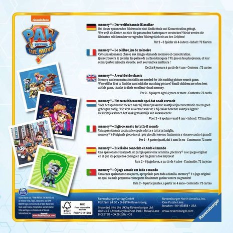 Paw Patrol the Movie: Memory