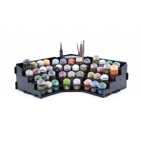 Black Paint Rack: Hoek Top (voor Citadel verf)