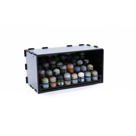 Black Paint Rack: Uitschuifbaar rek (voor Citadel verf)