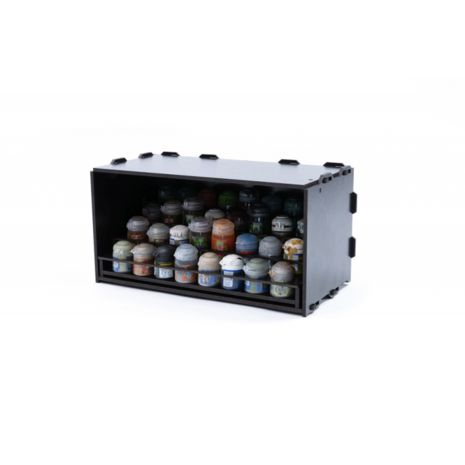 Black Paint Rack: Uitschuifbaar rek (voor Citadel verf)