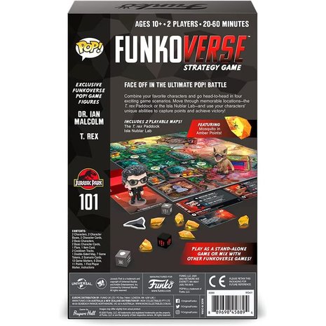 Funkoverse Strategy Game: Jurassic Park 101