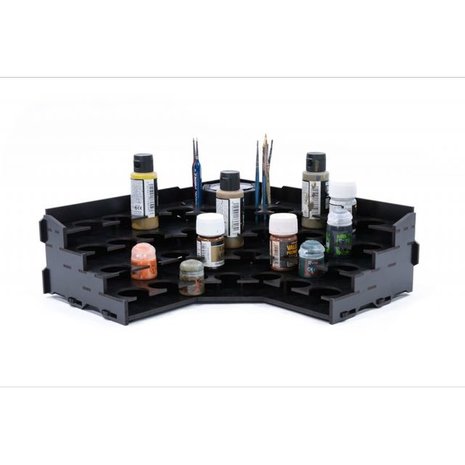 Black Paint Rack: Hoek Top (Pigment)