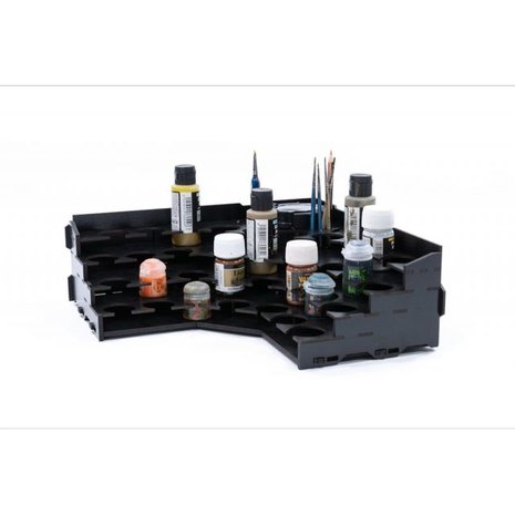Black Paint Rack: Hoek Top (Pigment)