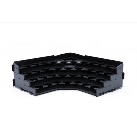 Black Paint Rack: Hoek Top (Pigment)