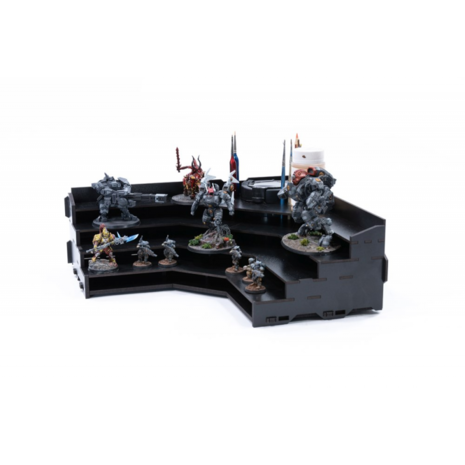 Black Paint Rack: Hoek Top (Tribune)