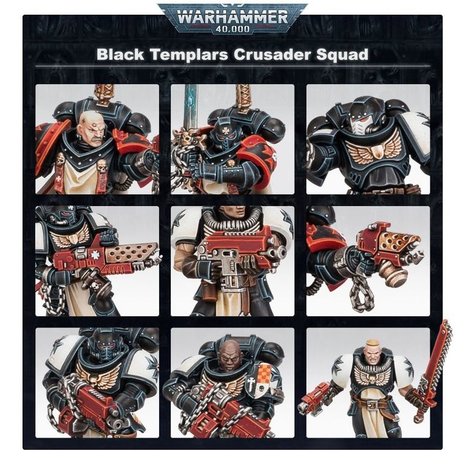 Warhammer 40,000 - Black Templars: Primaris Crusader Squad